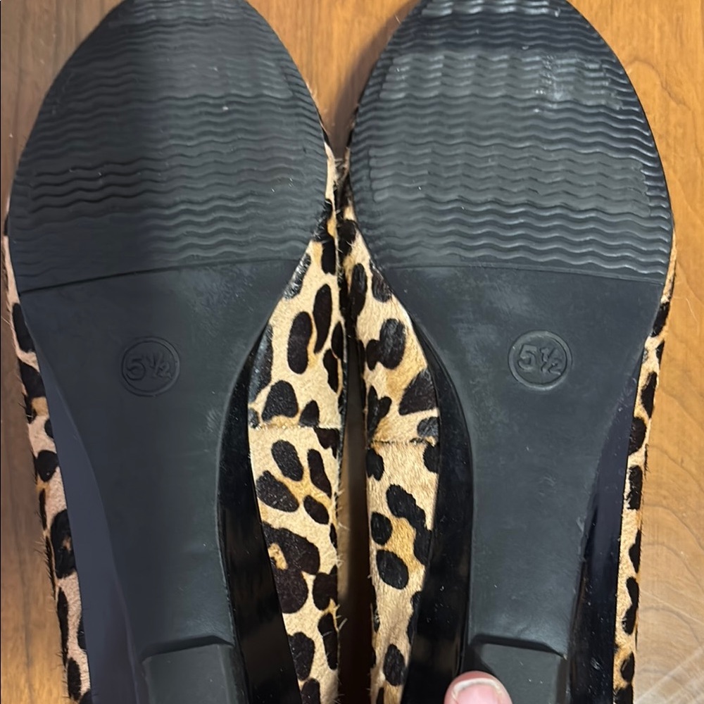 Merona Brown and Black Leopard Print Flats - Picture 3 of 5